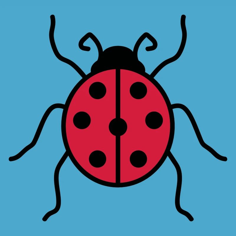 ladybug small cute cute beetle red dot
