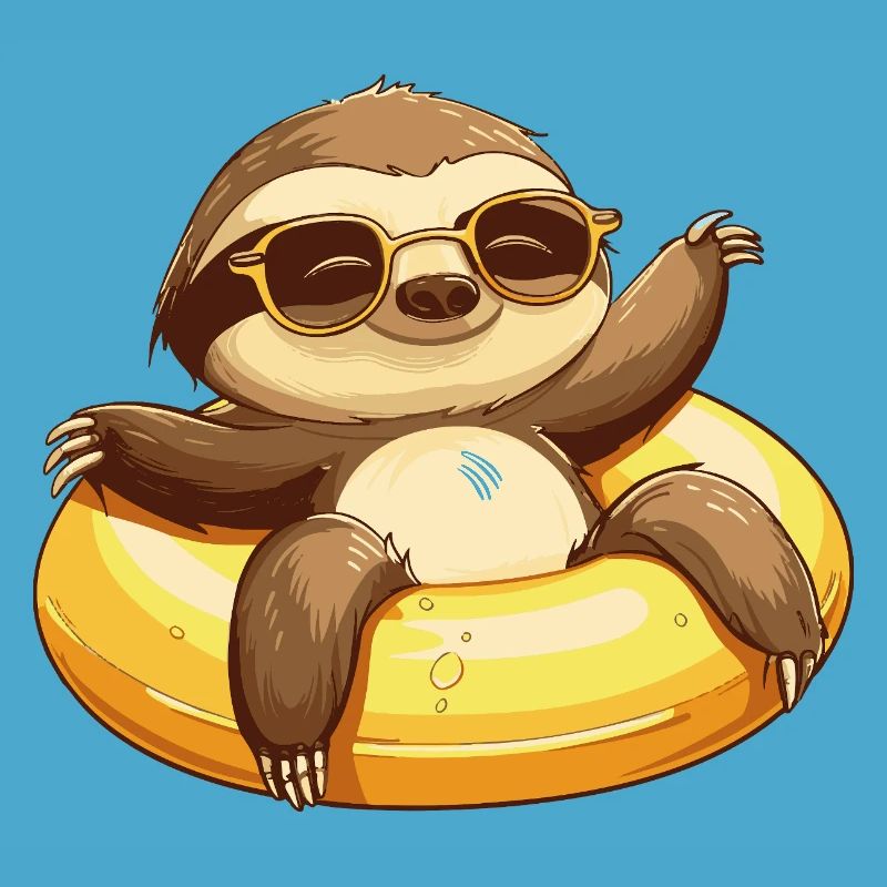 Sloth Comic Cool