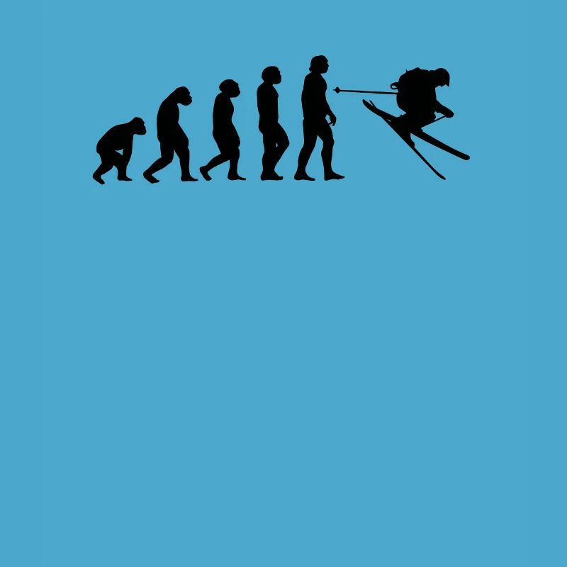 Tshirt Ski Evolution