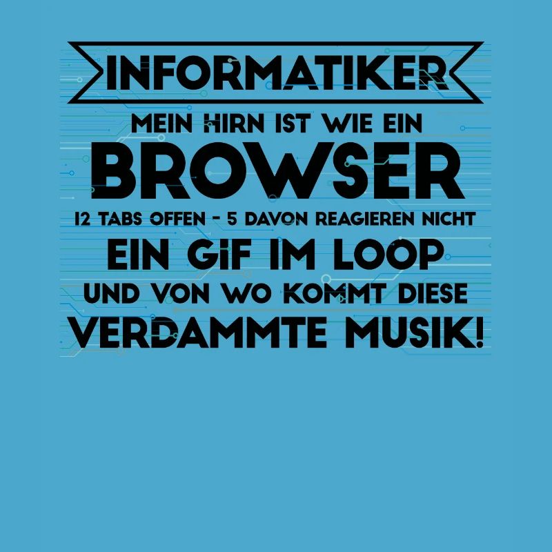 Informatiker Informatik Programmierer Nerd Geek