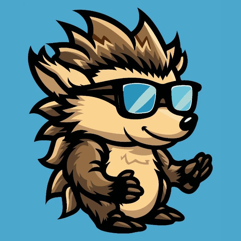 Hedgehog Cool Comic