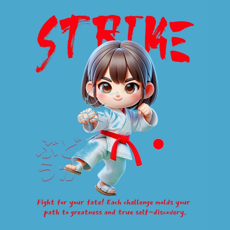 Chibi Karateheld Strike
