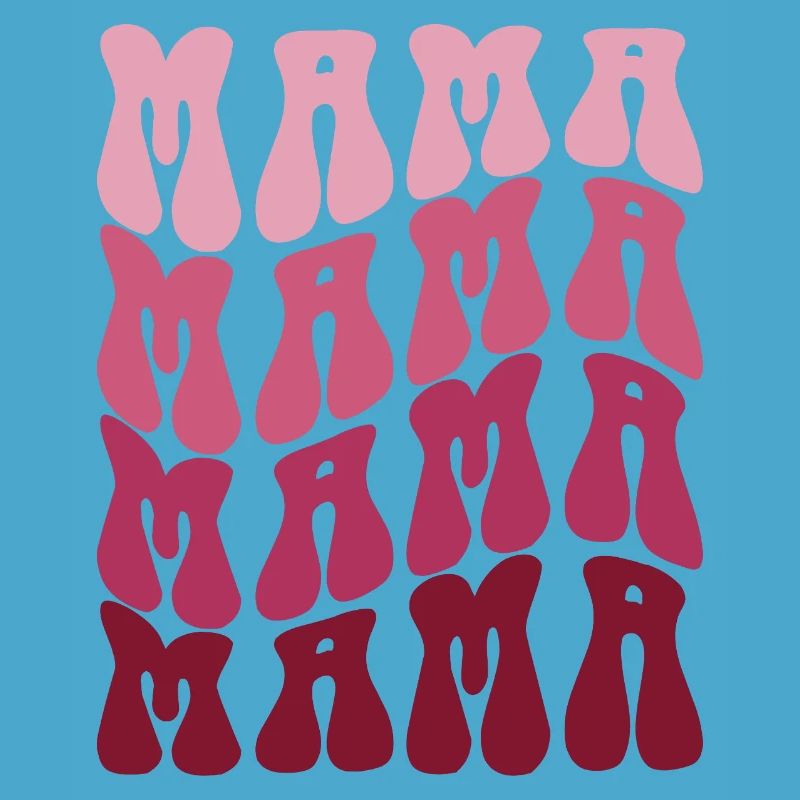 Mama Muster im Pink Gradient