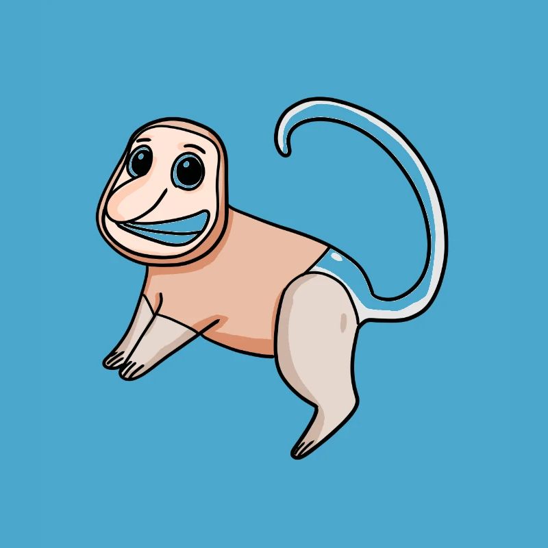 Proboscis Monkey Monkey Monkey