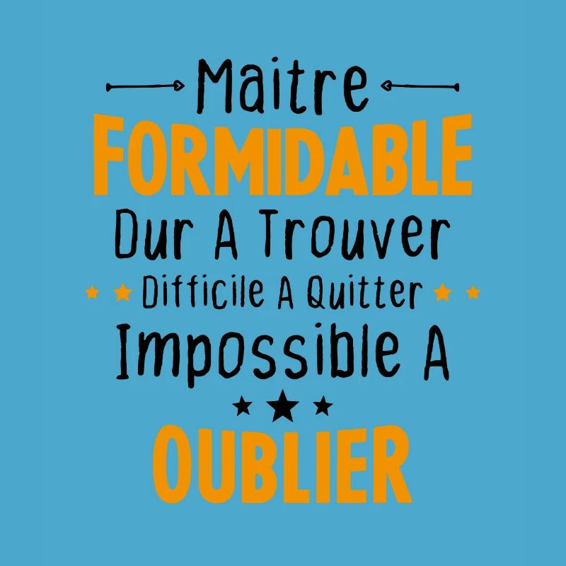 Maître Formidable Idée Cadeau Maître D'école