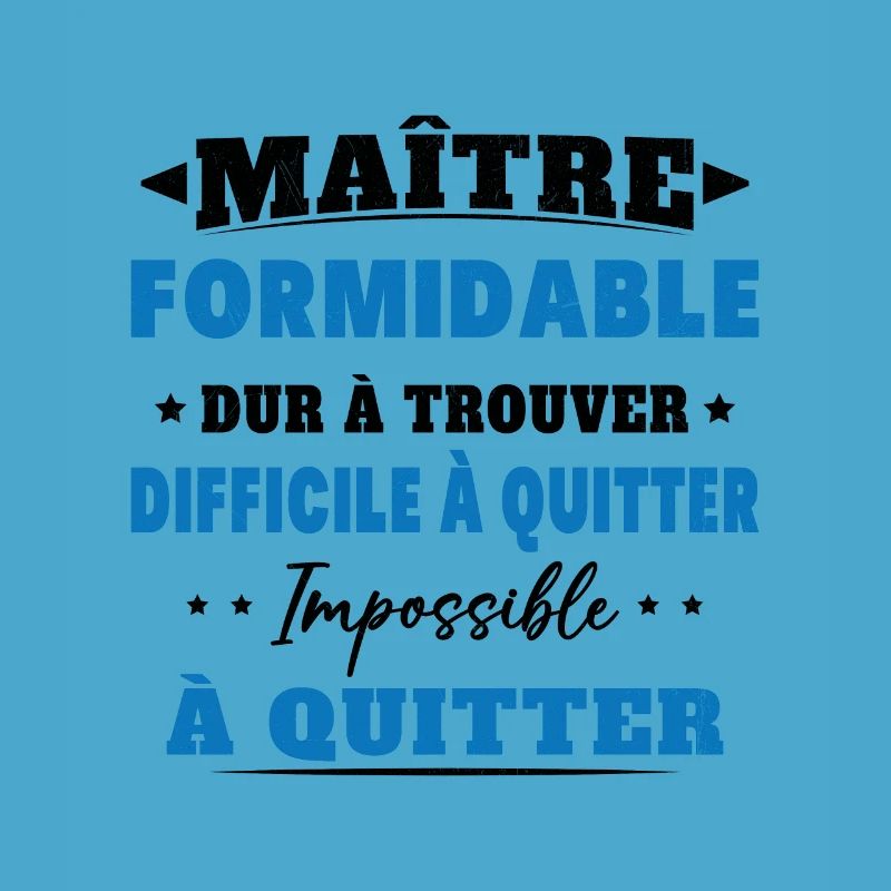 Maître formidable idée cadeau maître d'école