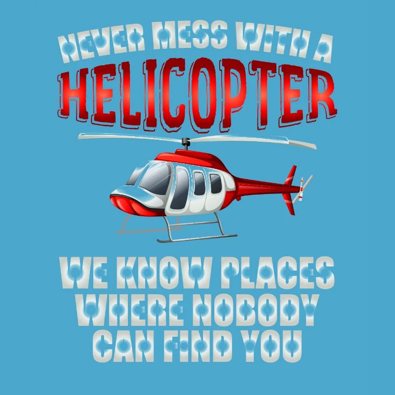 Helicopter Airplane Pilot Flight Gift