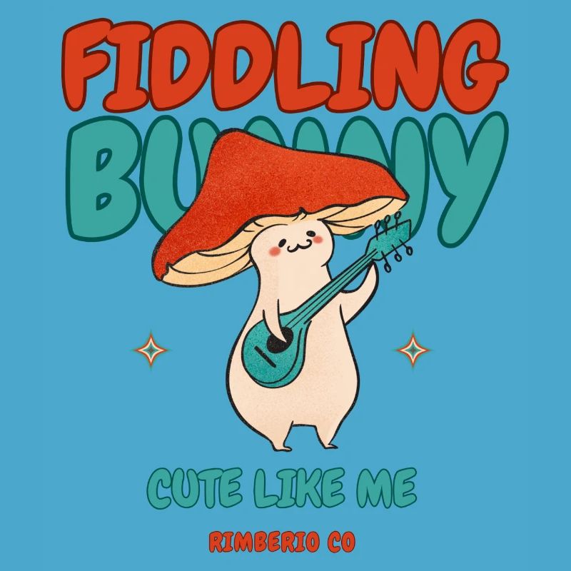 Fiddling Magic Mushroom Rabbit