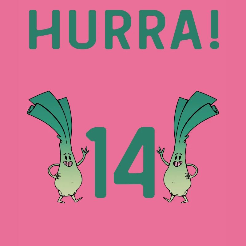Hurra der Lauch wird 14