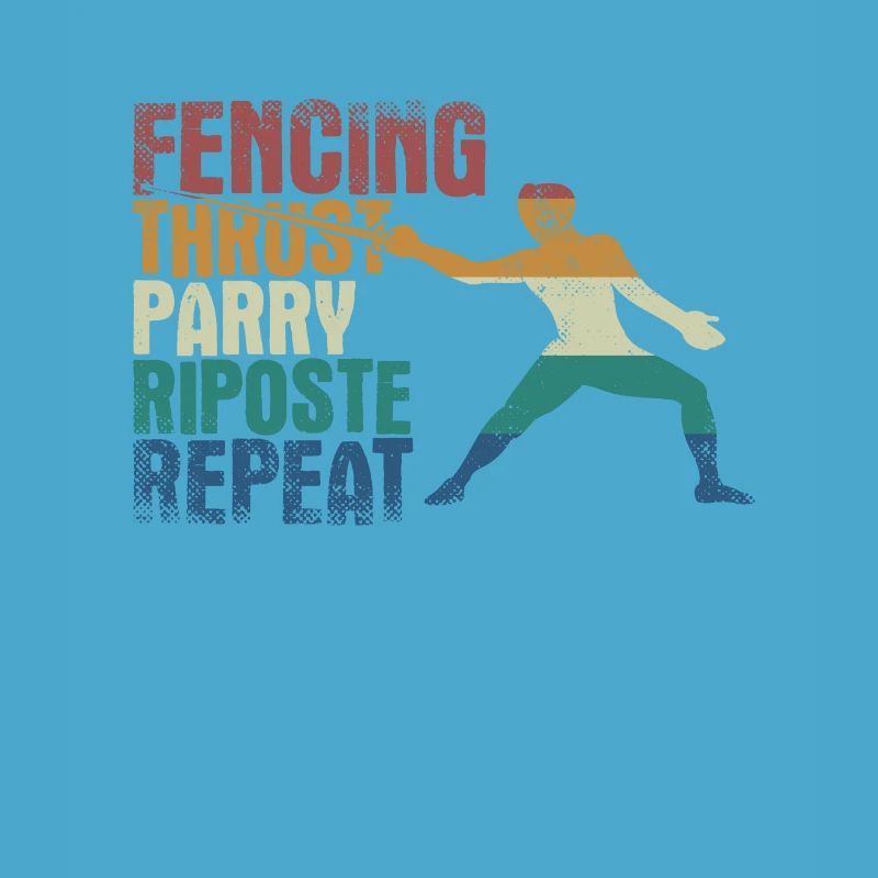 Fencing Thrust Parry Riposte Repeat