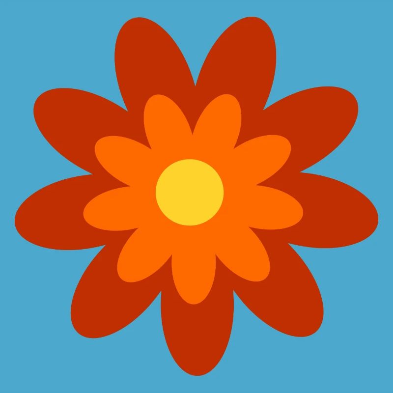 70s Flower Pattern