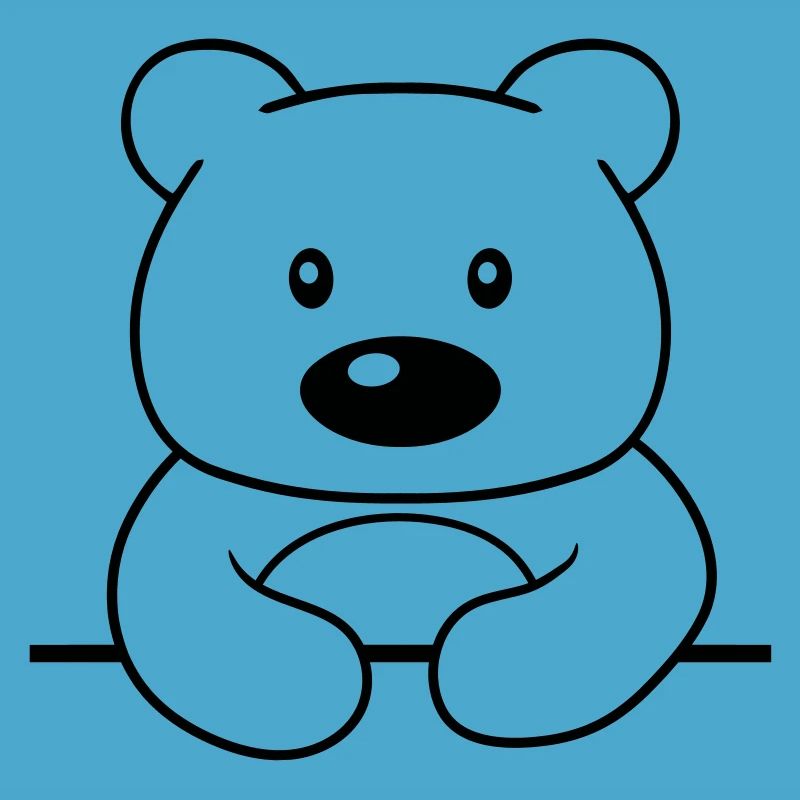 shield frame text write teddy grizzly baer ba