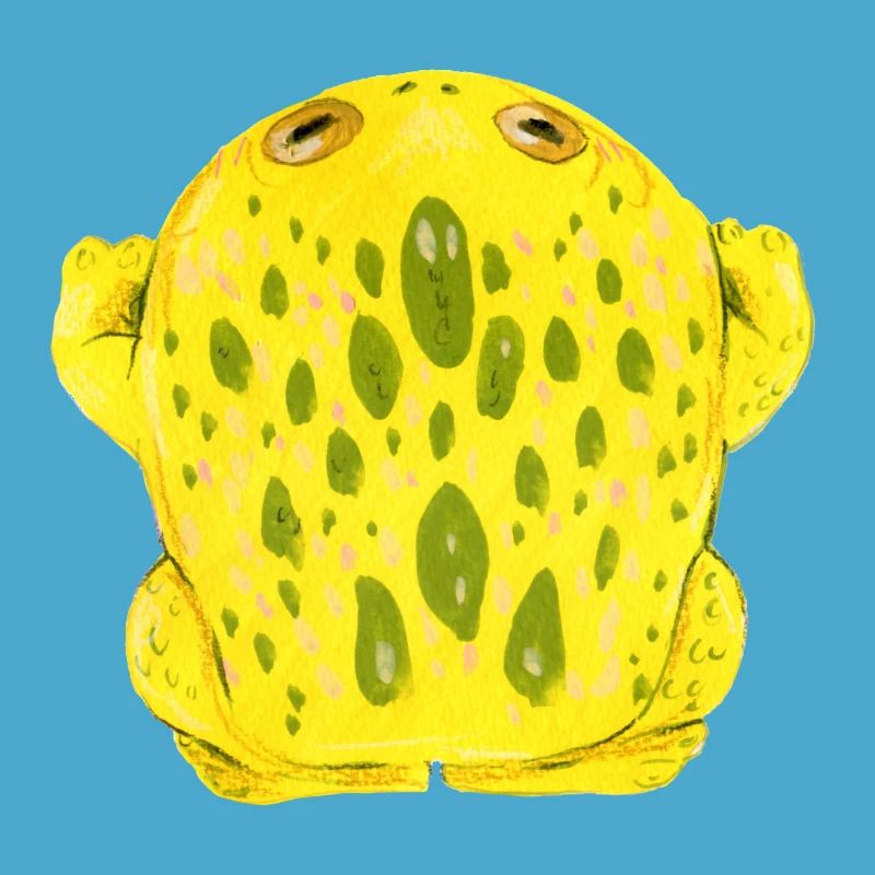 Frog Toad Yellow
