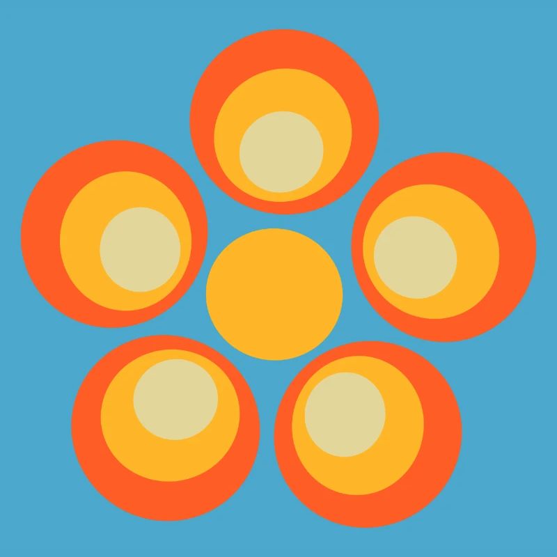 70s Flower Pattern