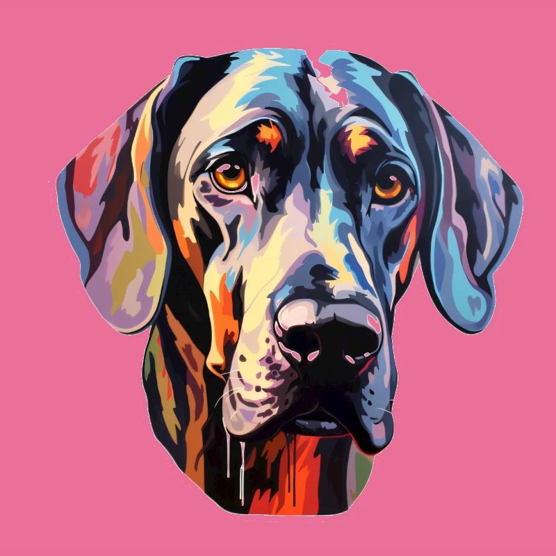 Danish Great Dane psychedelic