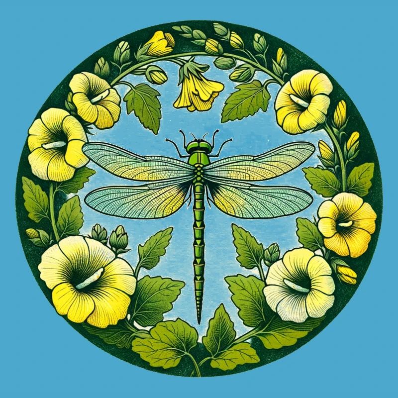 Libellule verte