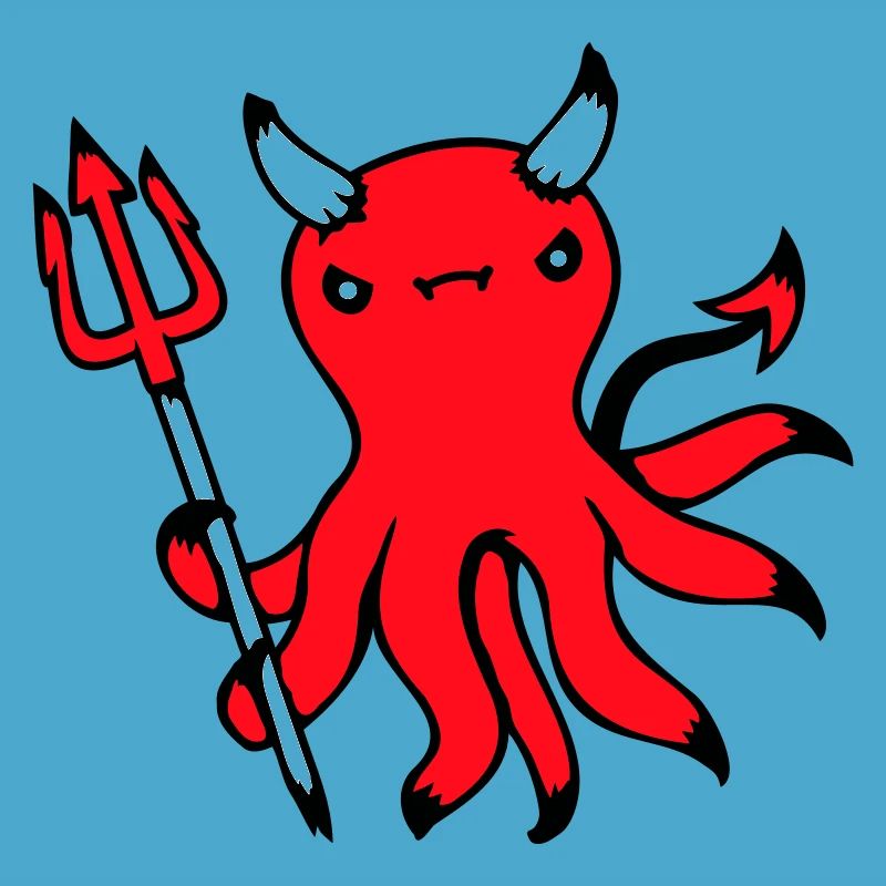 Octopus Devil Hell Satan Evil Purgatory Naughty