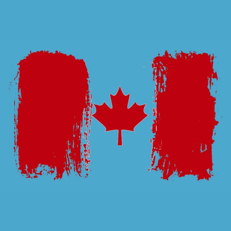 Maple Leaf Ink Splash