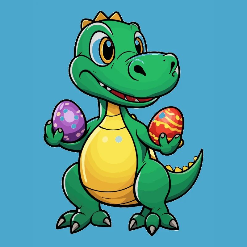 Dinosaur Easter Eggs Easter