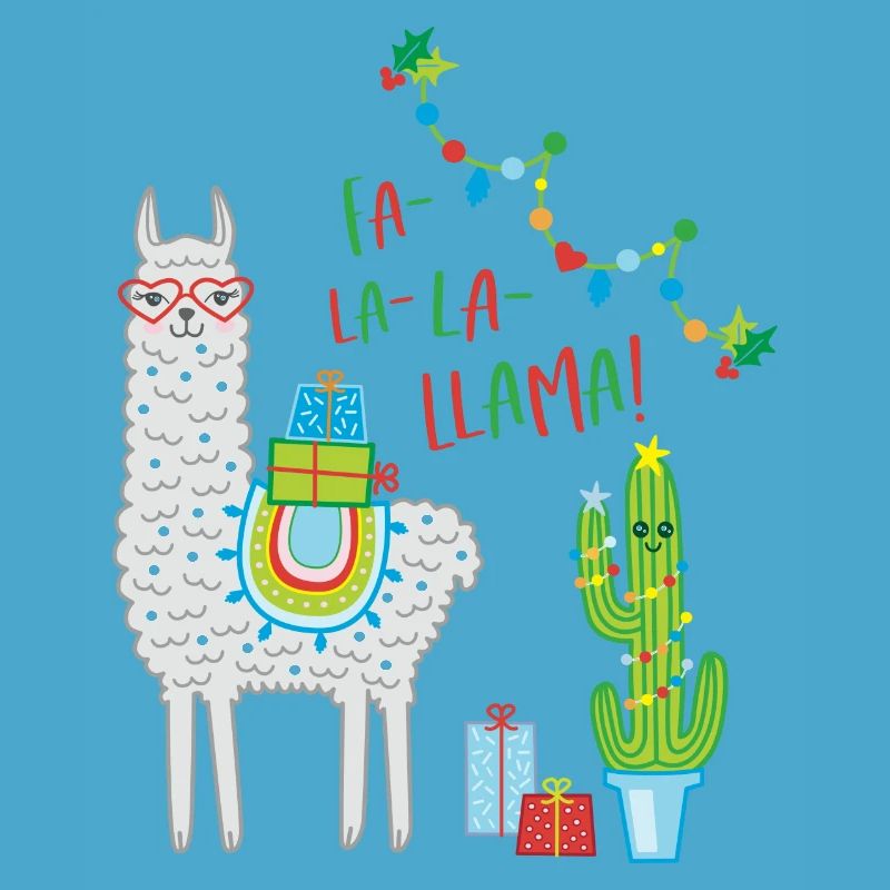 Fa la Llama Weihnachtspullover Weihnachtsgeschenk
