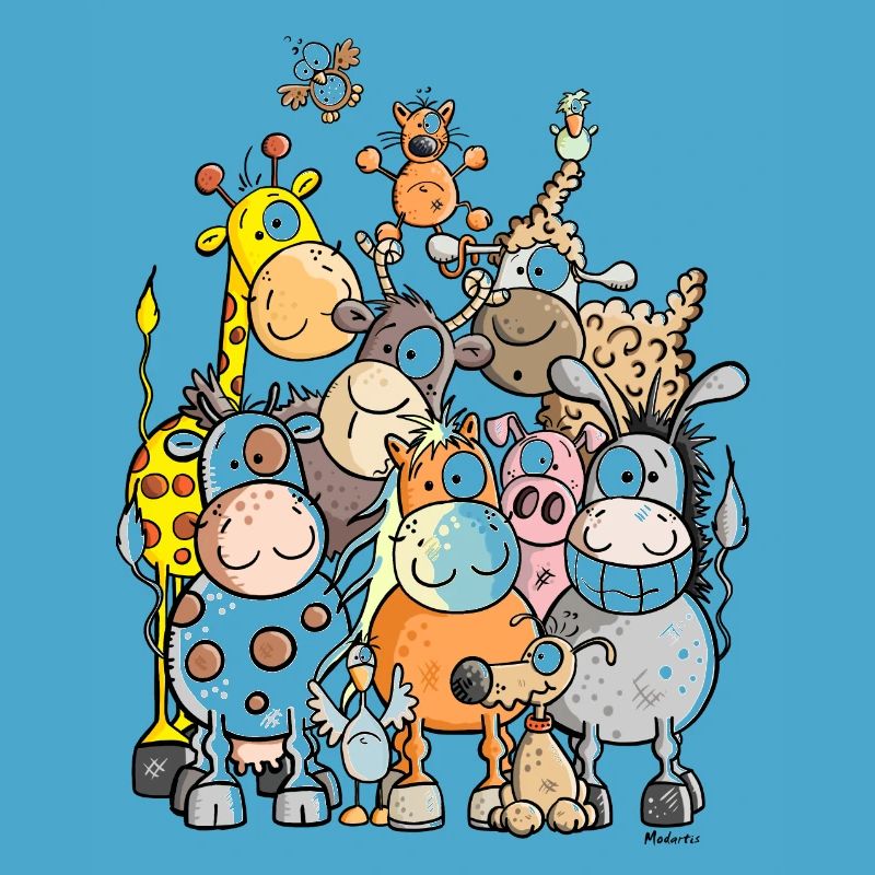 Tas géant de l'animal