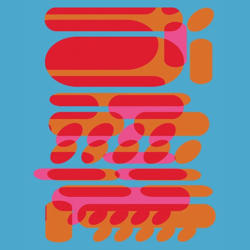 Formes graphiques abstraites dans le design techno