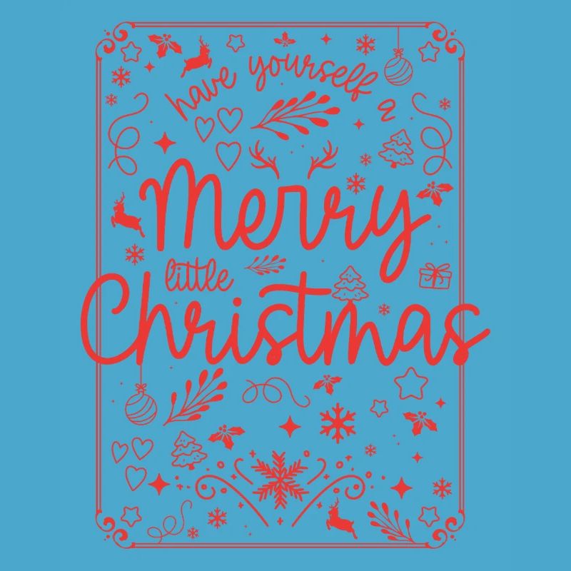 Merry Christmas Red Script