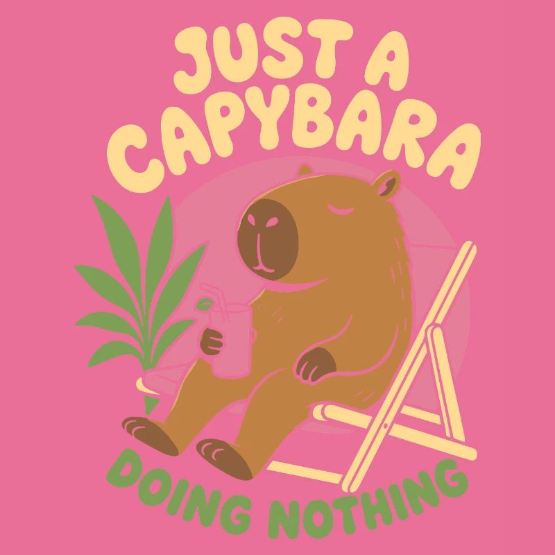 Just A Capybara Doing Nothing