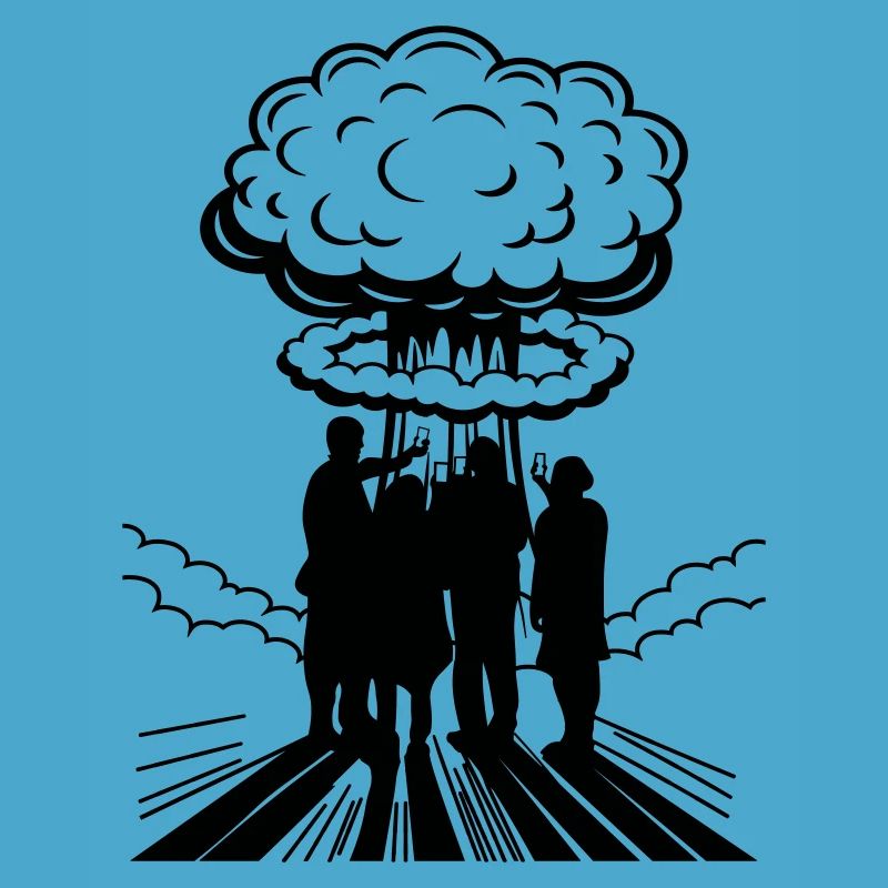 | changeable de couleur Bombe atomique Selfie Explosion nucléaire