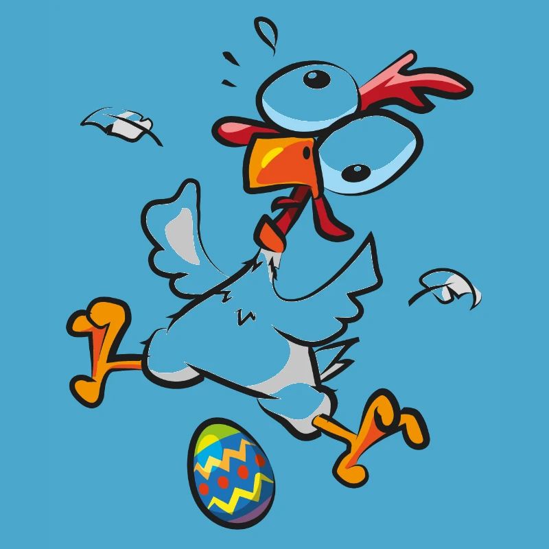 Easter Crazy Chicken Easter Egg Chickens