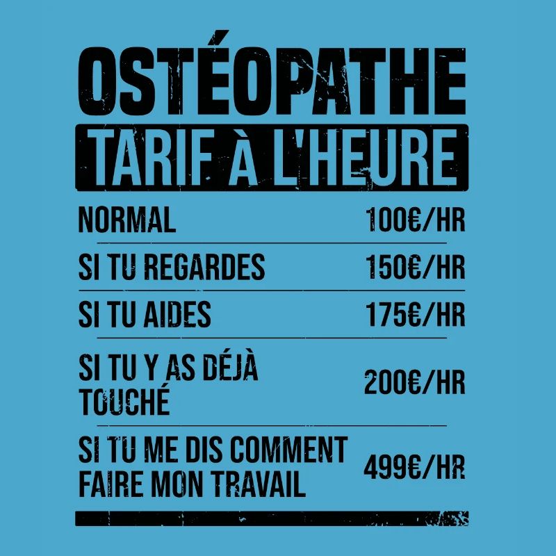 Osteopath Stundensatz Geschenkidee Humor