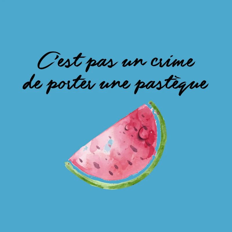 C'est pas un crime de porter une pastèque