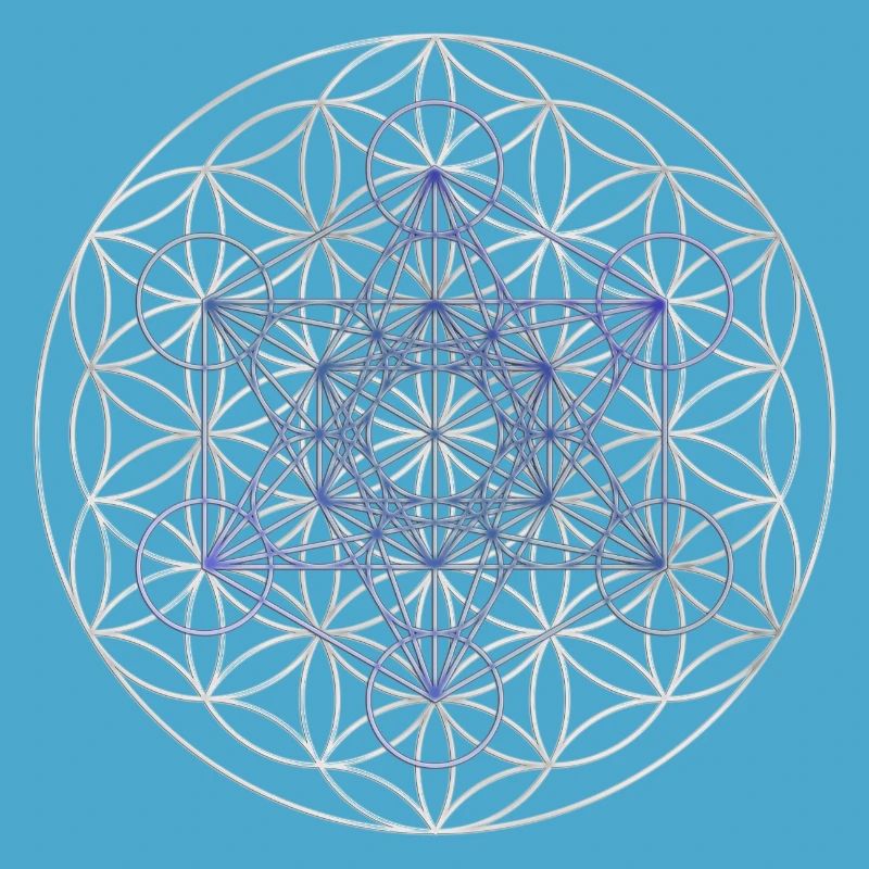 Le cube de Metatron - Fleur de la vie