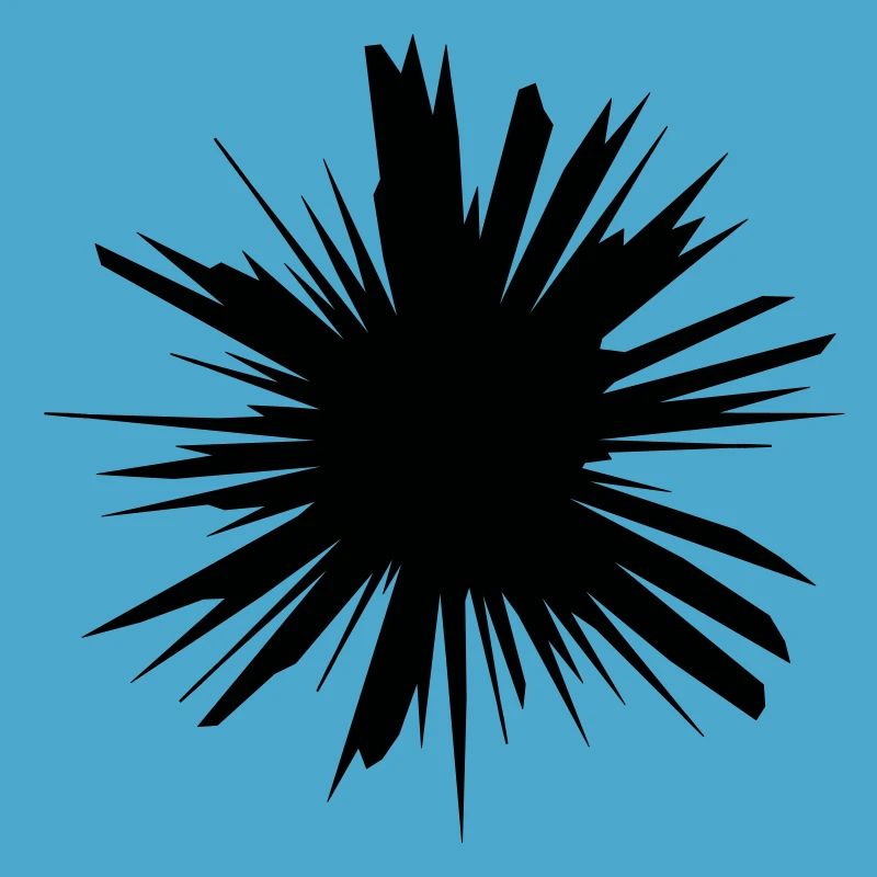 Conception de blast explosion destruction