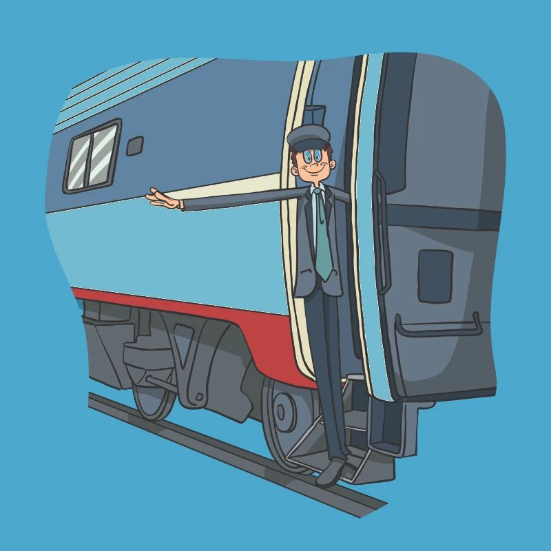 Zugführer Lockführer Eisenbahner