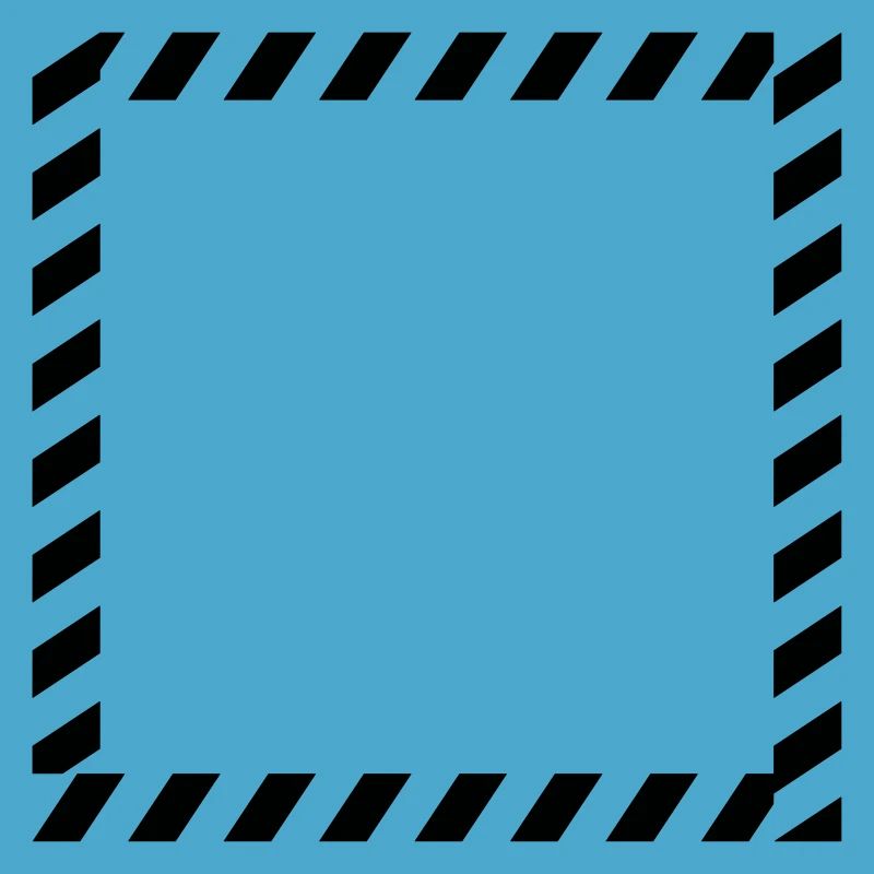Schild Rahmen Absperrband