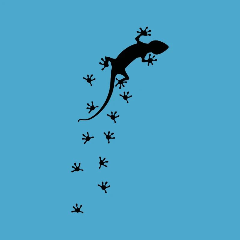 Reptilien Eidechse Geschenk Spruch