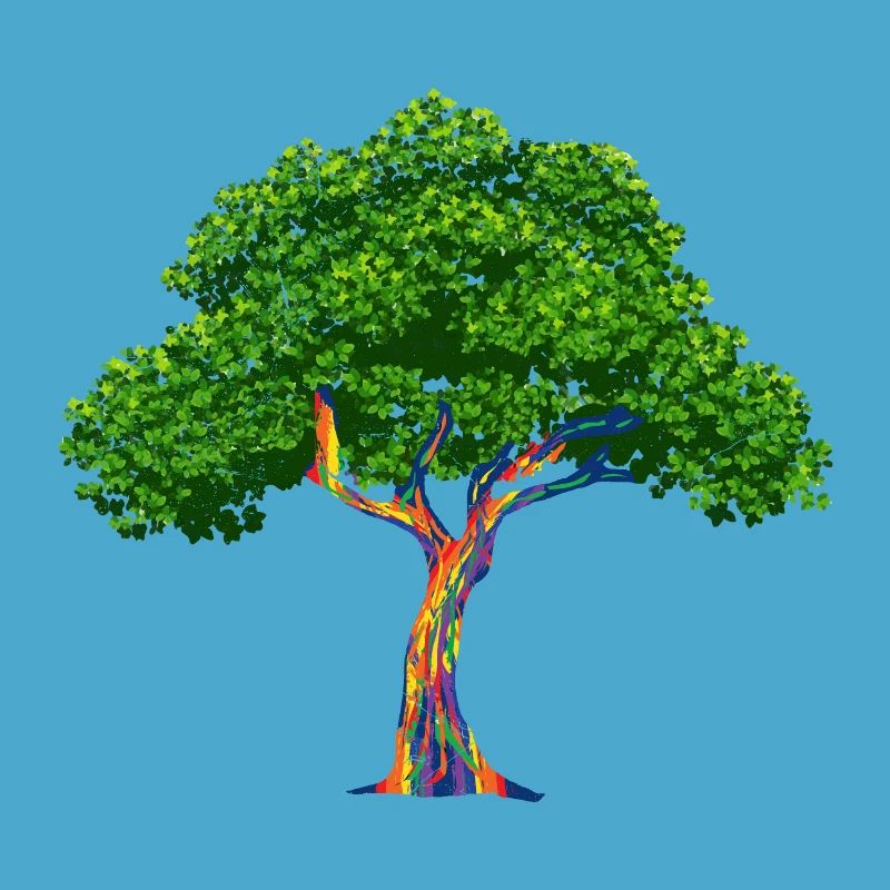 Rainbow Tree Regenbogen-Eukalyptusbaum Geschenk