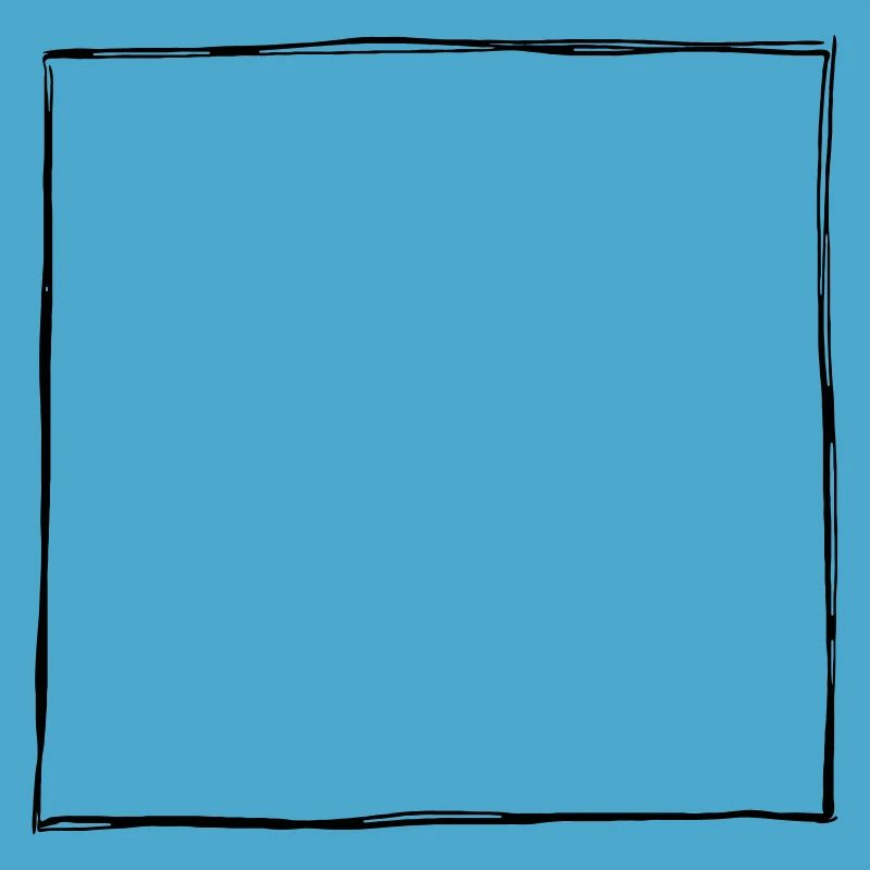 Ink Drawn Square Frame (1c)