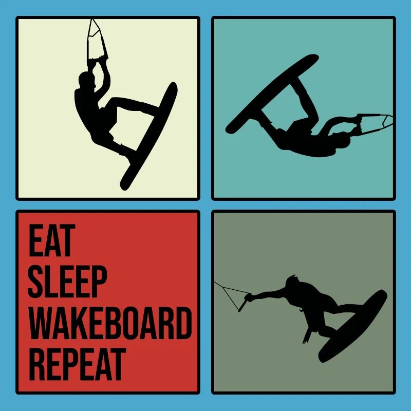 wakeboard wakeboarder cable wasserratte eat repeat
