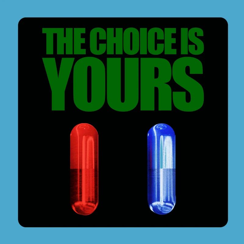 Matrix rote oder blaue Pille