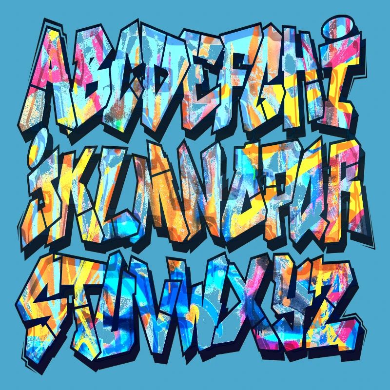 Graffiti-Alphabet