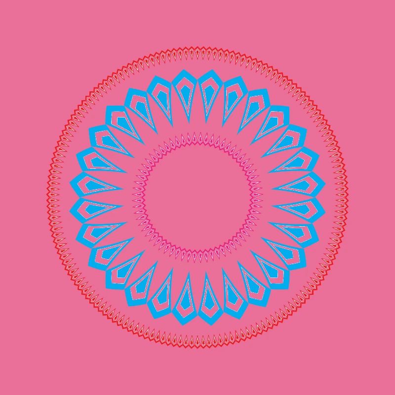 Simple mandala design pattern