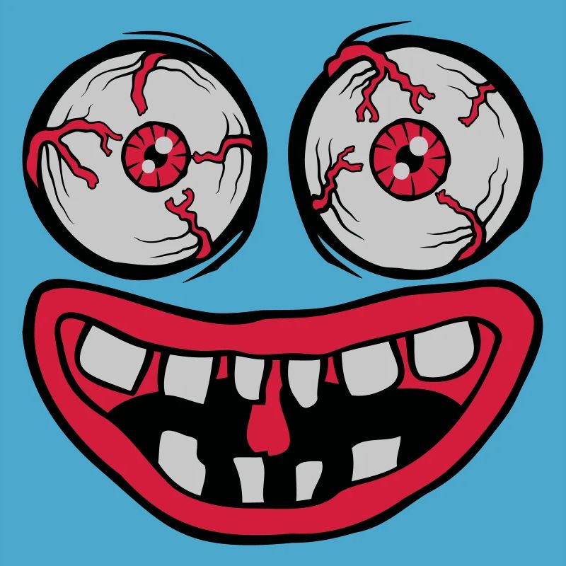 Evil Monster Horror Face
