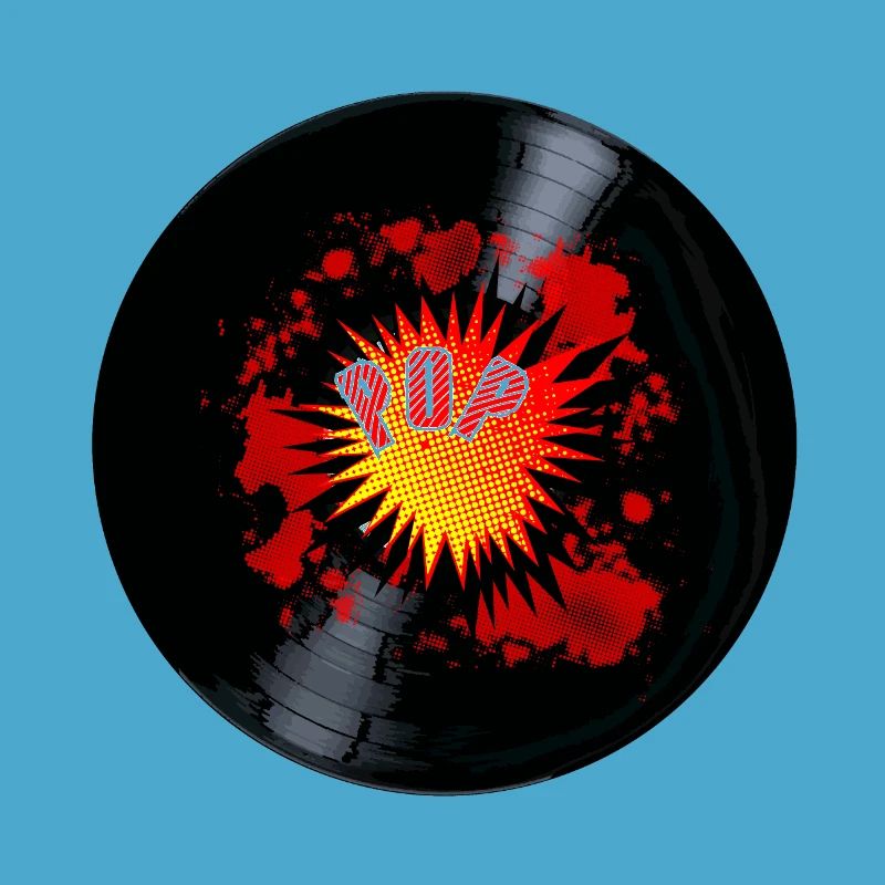 Exploding Pop Music Long Playing Record