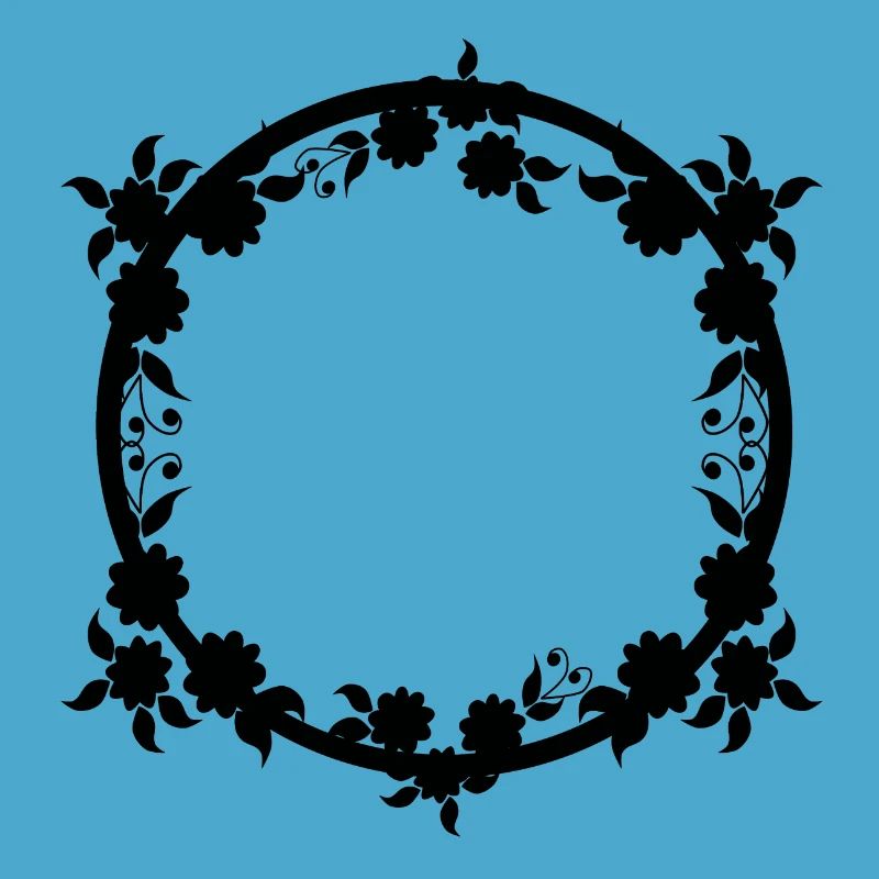 Ornaments Circular frame Basic text