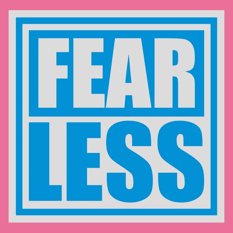 fearless Text Quote Design