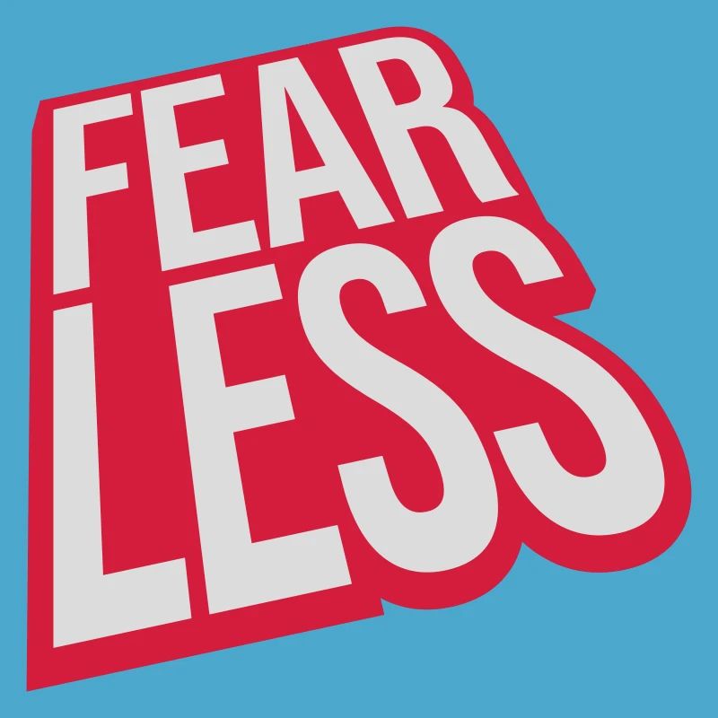 fearless Text Zitat Design