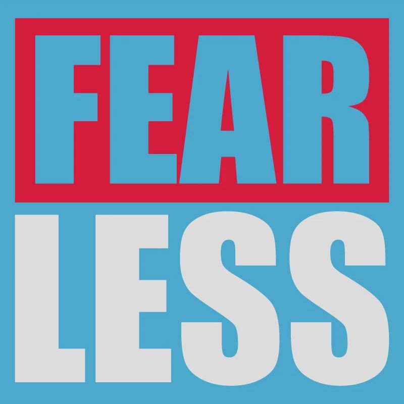 fearless Text Zitat Design