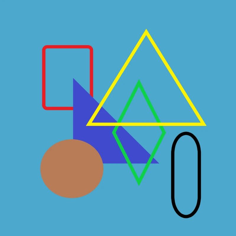 Basic Shapes Geometry Geometric Shapes Patterns